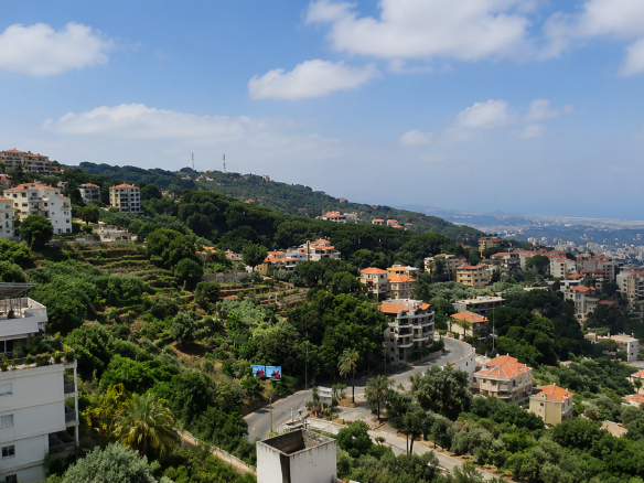 60 sqm Apartment for Sale on 2nd Floor – Ain Saadeh, Metn – Sweeping Beirut Skyline and Sea Views
