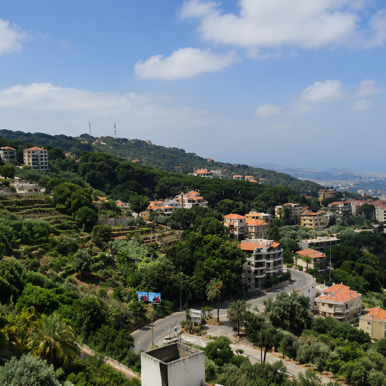 60 sqm Apartment for Sale on 2nd Floor – Ain Saadeh, Metn – Sweeping Beirut Skyline and Sea Views