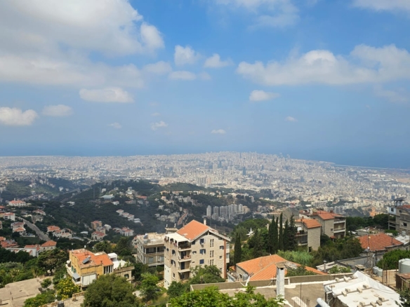 105 sqm Apartment for Sale on 4th Floor – Ain Saadeh, Metn – Panoramic Sea and Mountain Views